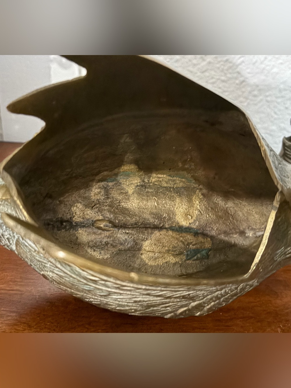 Vintage Brass Swan Planters 3 Piece Set - Picture 10 of 12
